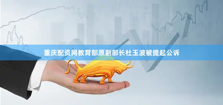 重庆配资网教育部原副部长杜玉波被提起公诉